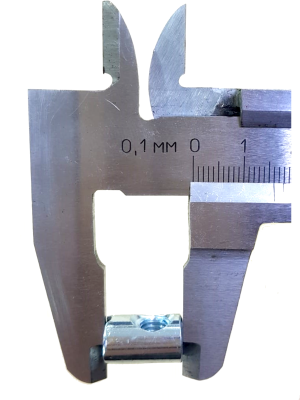 Гайка мебельная (бочонок) М 6/10х17х11 оцинк.