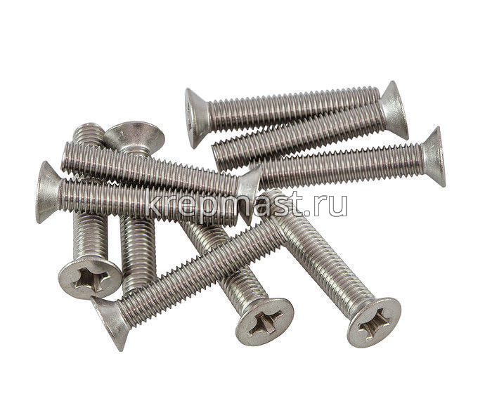 Винт 4,0х30 потай DIN 965 нерж. А2
