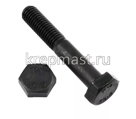 Болт 20х 60 кл.пр.10,9 черный н/р DIN 931