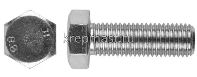 Болт 16х 80 кл.пр. 8,8 оц. п/р DIN 933