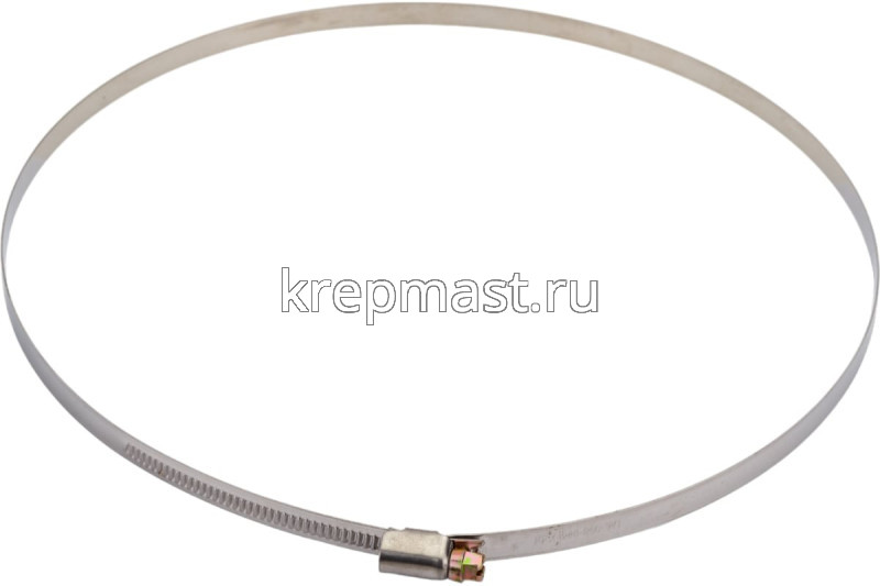 Хомут червячный нержавейка 240-260