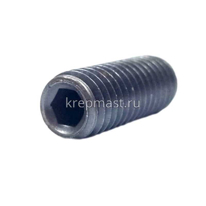 Винт уст. 8х20 12,9 DIN 913плоск.конц.вн/ш черн