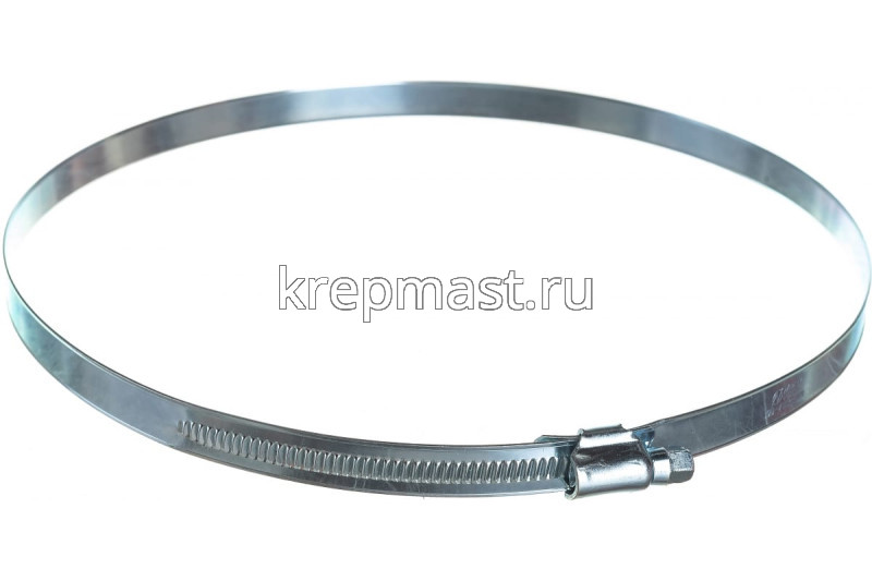 Хомут червячный нержавейка 190-210