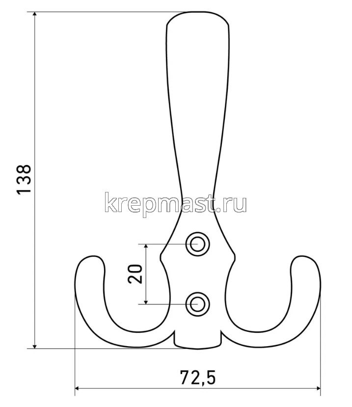 Крючок 306 А GР золото СТАНДАРТ