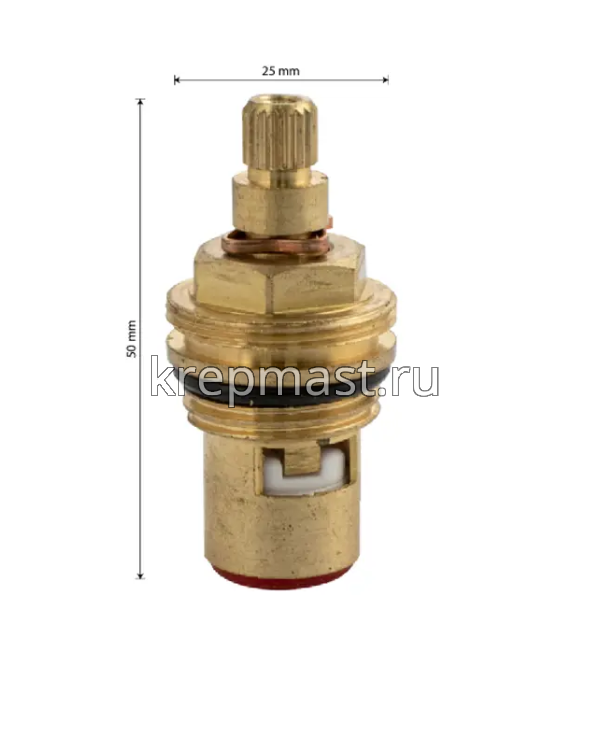 Кран-букса САНАКС 00078 1/2 металлокер.п/крест латунь