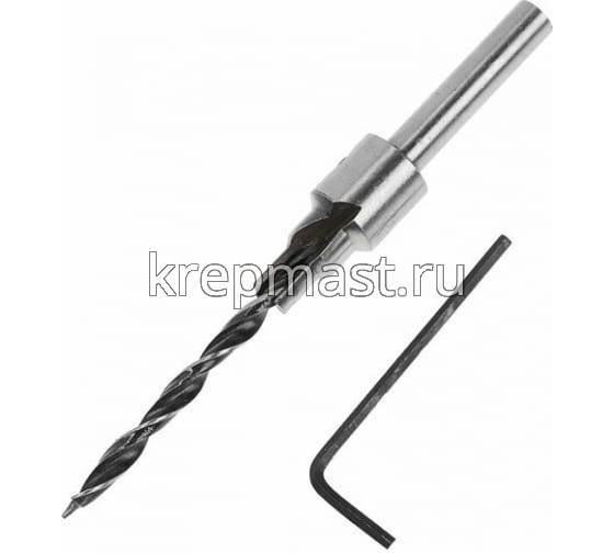 Сверло с зенкером д/меб.стяжек 5мм/зенкер 9,5мм