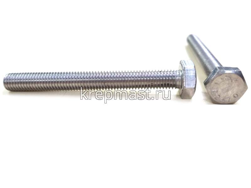 Болт 10х 90 нержав. DIN 933 A2
