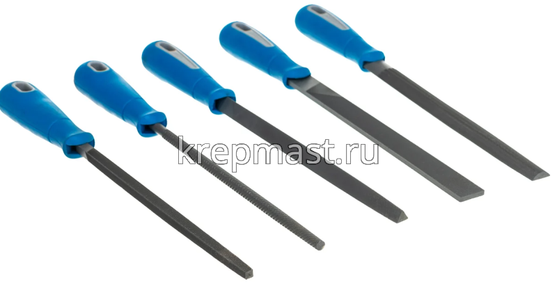 Набор напильников ЗУБР 200мм 5 предметов ПРОФИ