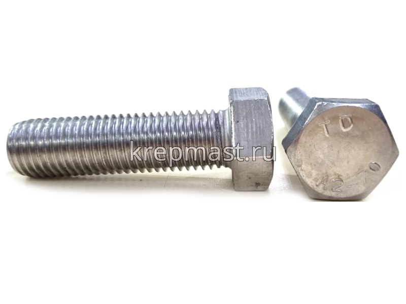 Болт 20х 70 нержав. DIN 933 A2