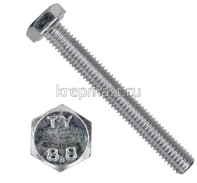 Болт 14х130 кл.пр.8,8 оц. п/р DIN 933