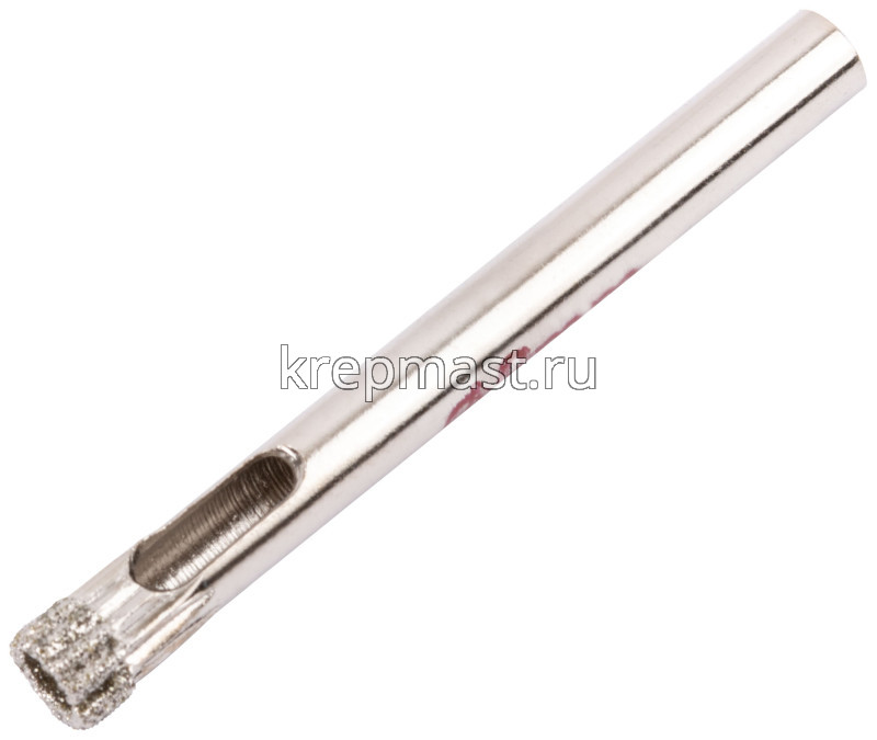 Коронка п/СТЕКЛУ алмазная 6мм стекло, керам.плитка