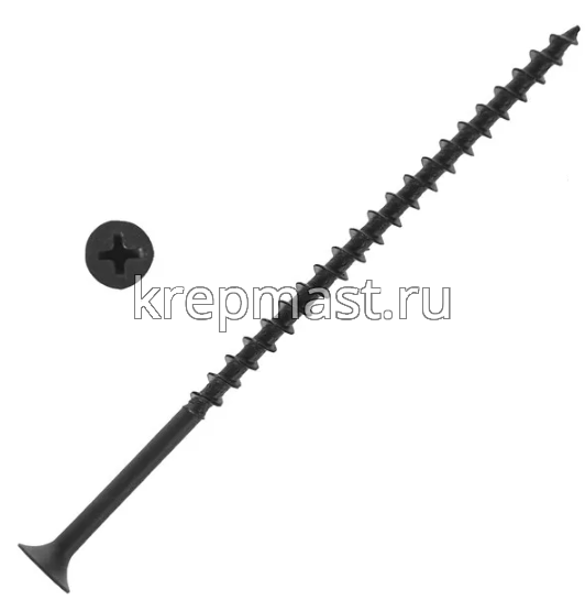 Саморез по дереву оксид. 4,8х100(102) усиленные