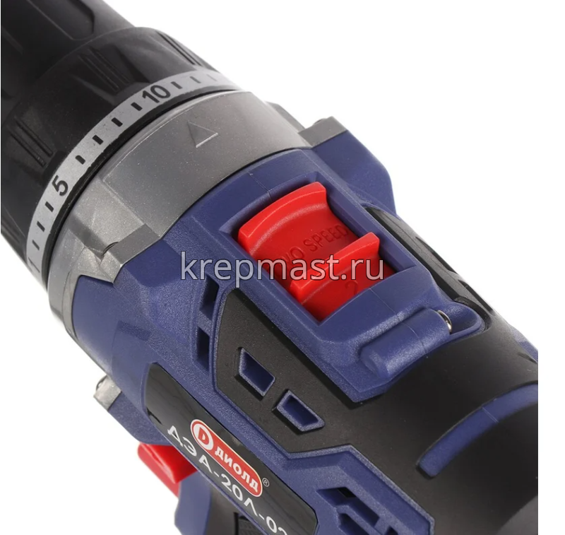 Шуруповерт аккумуляторный ДИОЛД (20Вт, 2,0Ah/ч)