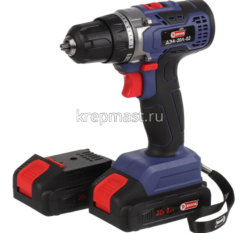 Шуруповерт аккумуляторный ДИОЛД (20Вт, 2,0Ah/ч)