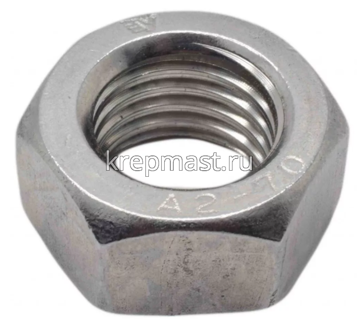 Гайка DIN 934 6-гр. М 14 (2,0) нерж. А2