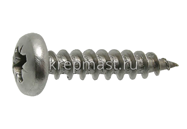 Саморез п/сфер гол. 3,9 х25 DIN 7981 нерж.А2