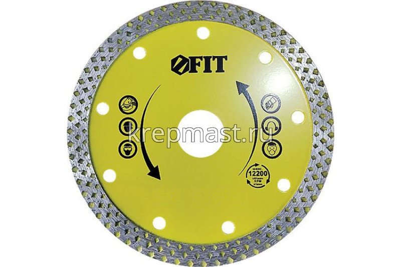 Диск алмазный 115 х 22 х 1,6 турбо FIT ультратонкий