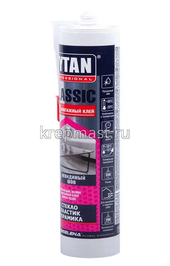 Клей ТИТАН Classic Fix кауч. прозр. 310мл
