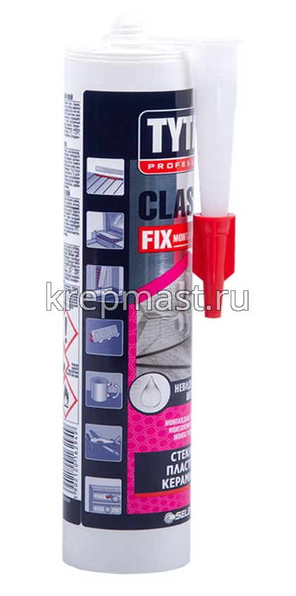 Клей ТИТАН Classic Fix кауч. прозр. 310мл