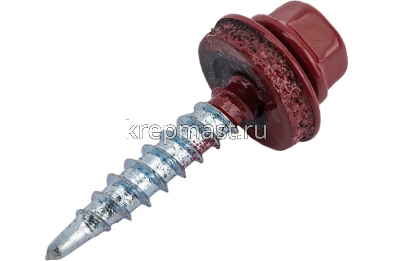 Саморез д/кровли краш. 4,8х29 RAL 3011/RR29