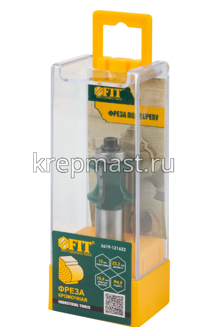 Фреза FIT кромочная полукруглая DхHxL=22,2х15,9х63,2мм