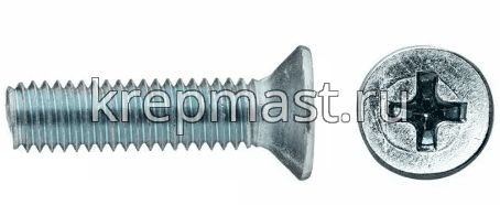 Винт потай 10х50 DIN 965