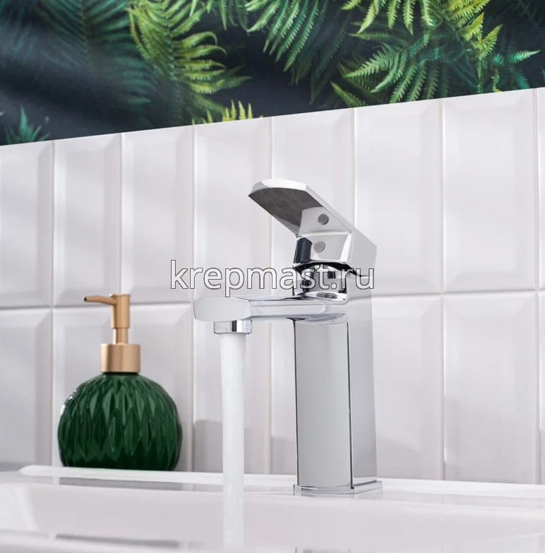 Смеситель д/умывальника B8215-1J латунь