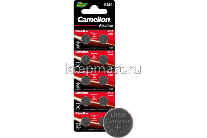 Батарейка Camelion AG04/377A (LR626)