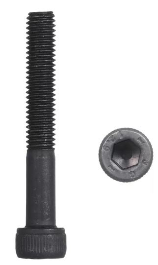 Винт с внутр.шестигранником 16 х 80 черный кл.пр.12.9 н/р DIN 912