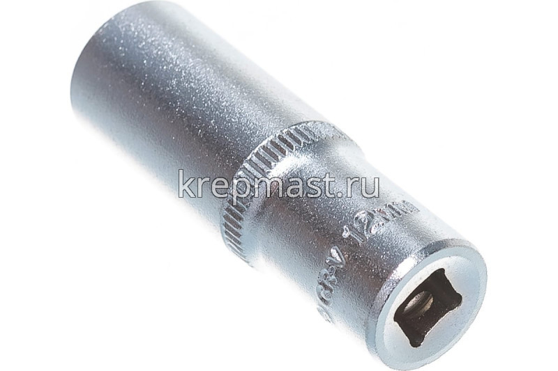 Головка торцевая 6-гранная 12 мм 1/4" удлиненная