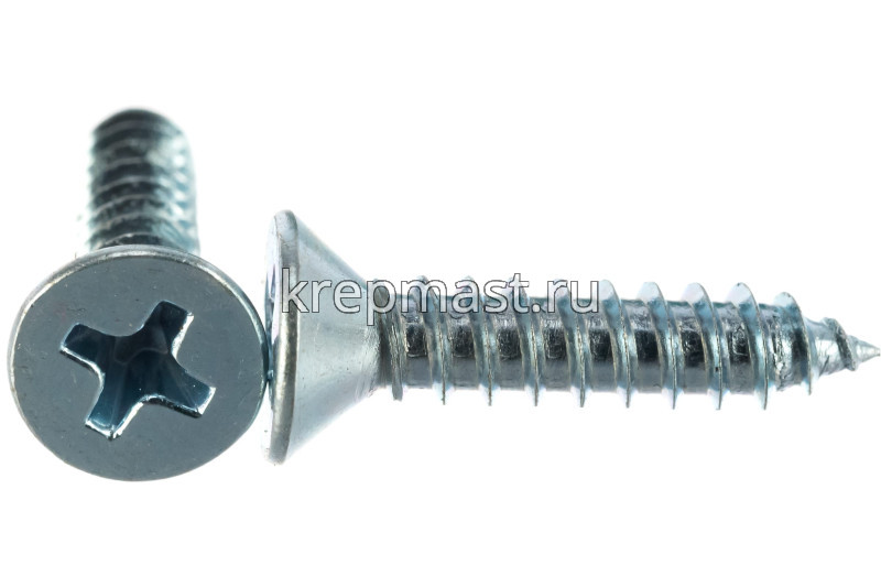 Саморезы потай гол. 4,2мм DIN 7982 (оцинк.)