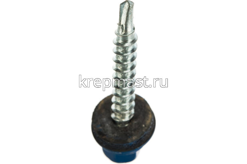 Саморез д/кровли краш. 4,8х35(38) RAL 5010