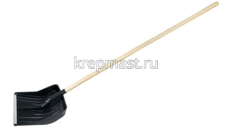 Лопата снеговая пластм. НИЖНЕКАМСК большая (чер. 40мм д/лопат)