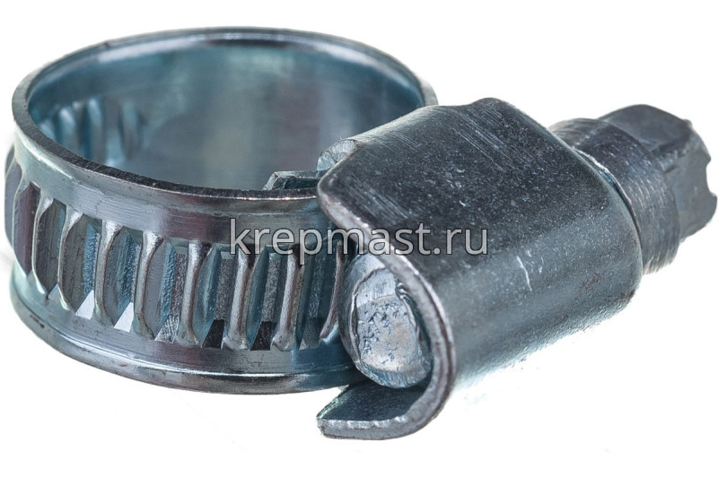 Хомут червячный нержавейка 10-16