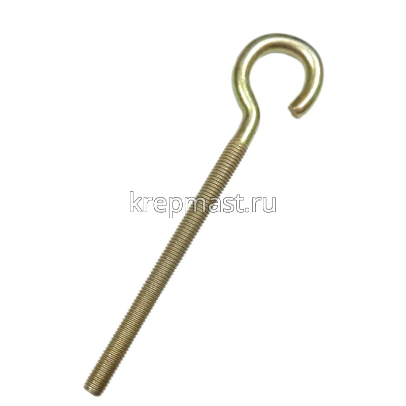 Винт с крюком 8х100
