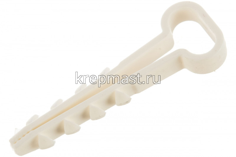 Хомут петелька 12/6 д/плоского кабеля пластик.