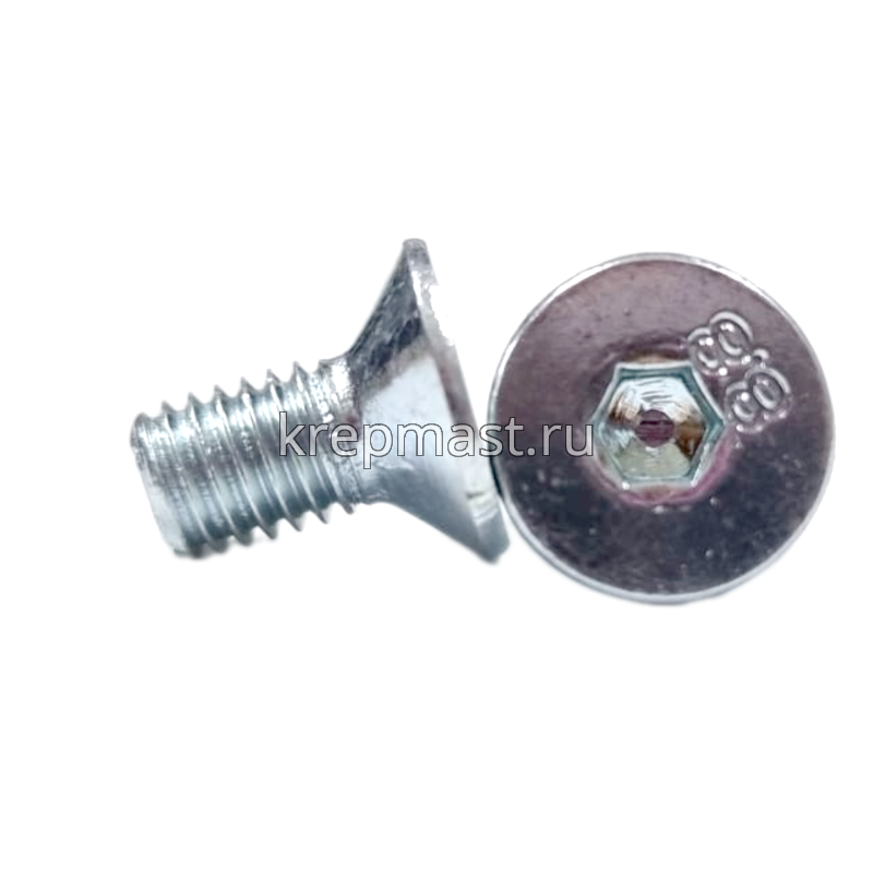 Винт с внут. шестиг. потай голов. 5х10 кл.пр.8,8 DIN 7991