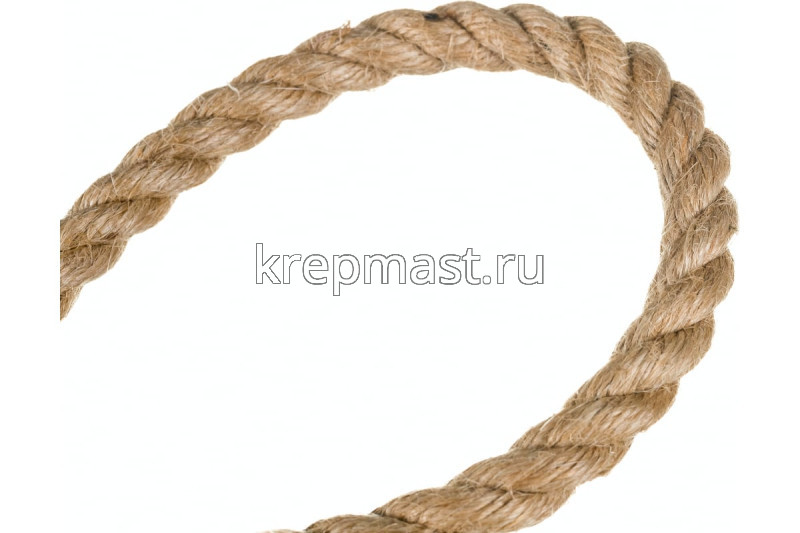 Веревка крученая джутовая 20мм (30м)