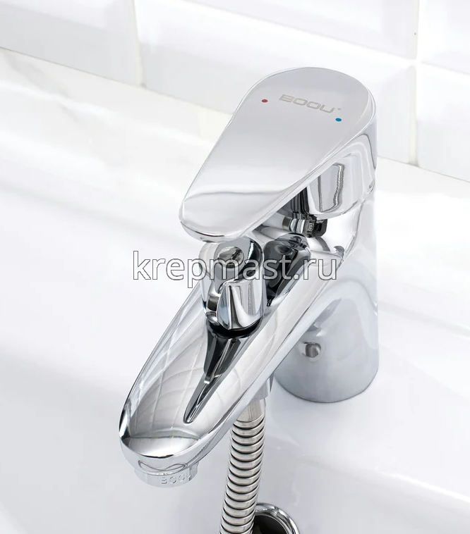 Смеситель д/умывальника B8282-1V латунь