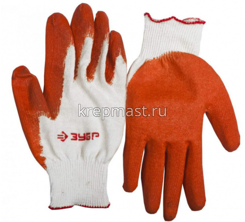 Перчатки ЗУБР с нитриловым обливом