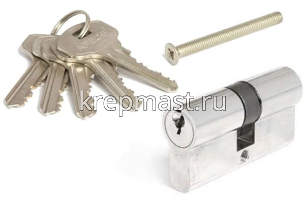 Механизм цилиндровый 60Z СР/SN кл./ключ хром / никель