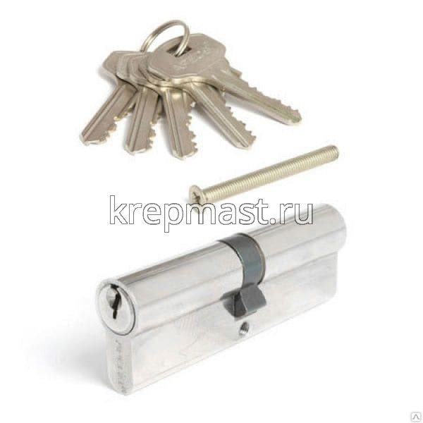 Механизм цилиндровый 90Z СР/SN кл./ключ хром / никель S-Locked