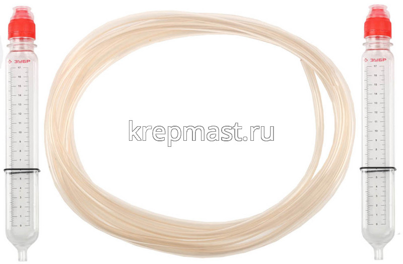 Гидростатический уровень ЗУБР МАСТЕР 20м (со шкал)