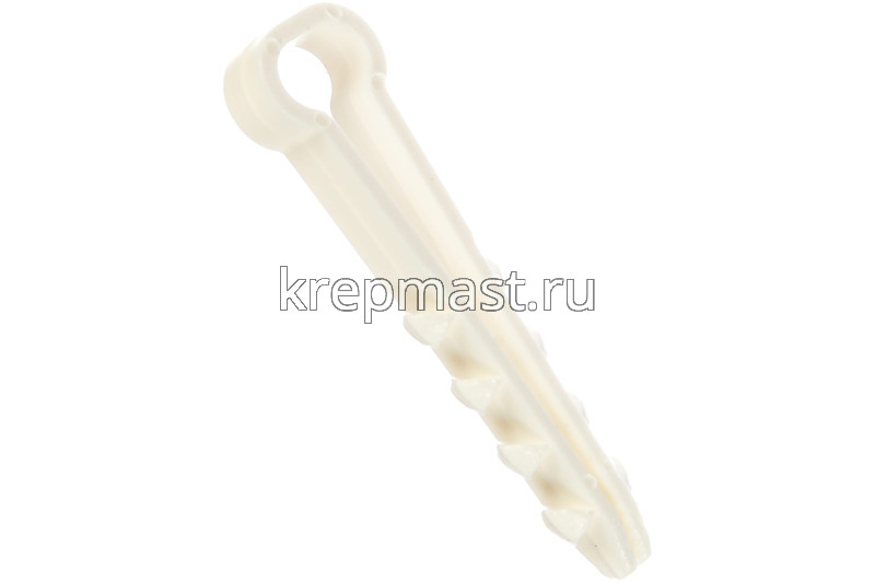 Хомут петелька 8/5 д/плоского кабеля пластик.