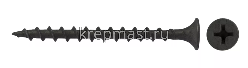 Саморез по дереву оксид. 3,5х25 усиленные