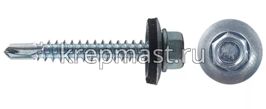 Саморез д/кровли 4,8х64 оцинк