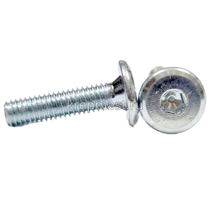 Винт стяжка 6х 25 DIN 7420 SW4 оц.