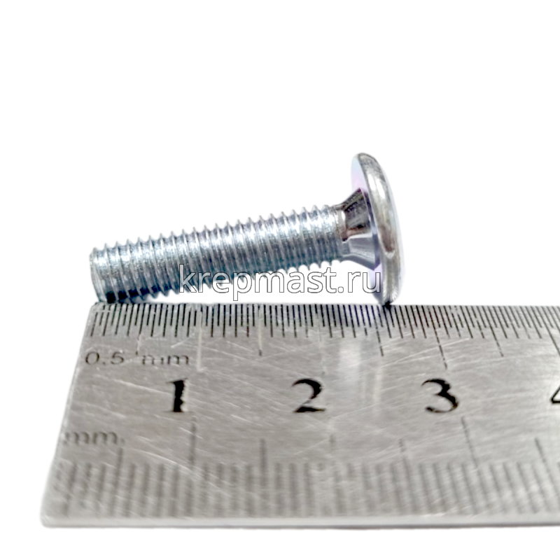 Винт стяжка 6х 25 DIN 7420 SW4 оц.