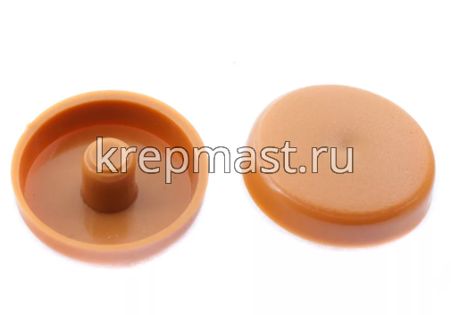 Колпачок для мет.рамного дюбеля - орех