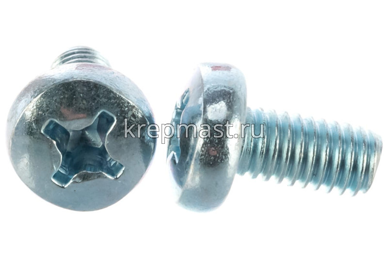 Винт п/цил 6,0х12 DIN 7985